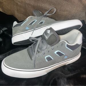 Emerica Tilt G6 Vulc Skate Shoes Mens Grey Suede Low Top size 9 deadstock